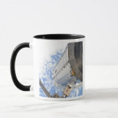 De Japanse drukmodule Kibo Mok (Links)