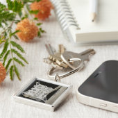 De Japanse Experimentmodule blootgestelde facilite Sleutelhanger (Zijkant)