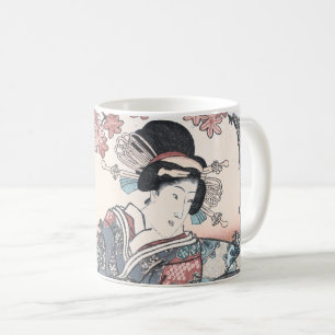 De Japanse Herfst ukiyo-E Momijigari geen himegimi Koffiemok