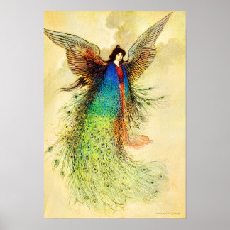 De Japanse Maan Maiden Fairy Poster