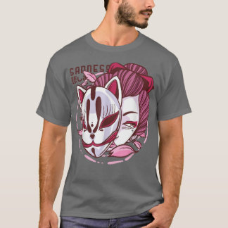 De Japanse Nine Tailed voor Maskertraditie T-shirt