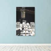 De Japanse proefmodule Blootgestelde faciliteit Canvas Afdruk (Insitu (Houten vloer))