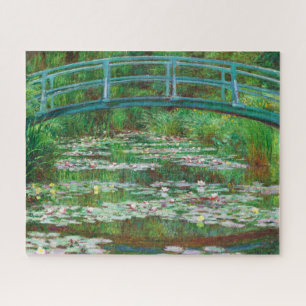 De Japanse voetbalbrug van Claude Monet Legpuzzel