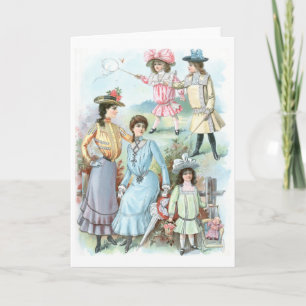 de jaren 1900 Mode Kaart