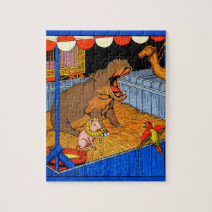 De jaren '30 huilen hippopotamus en vrienden legpuzzel