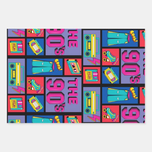 De jaren '90 inpakpapier vel (Voorkant 2)