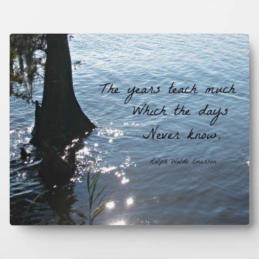 De jaren leren veel wat de dagen nooit weten fotoplaat (Voorkant)