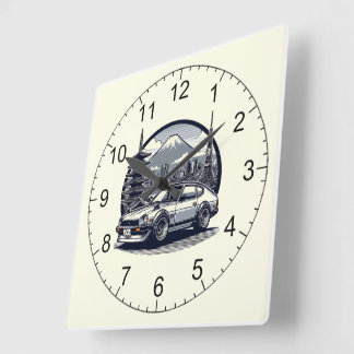 De JDM Classic (Tijdloos ontwerp) Vierkante Klok