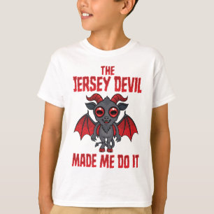 De Jersey Devil Liet Me Het Doen T-shirt