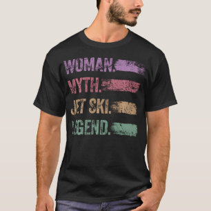 De Jet Ski Legend Retro Motorboot Dames Jet T-shirt