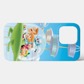 De Jetsons | Familie vliegende auto Case-Mate iPhone Case (Achterkant (horizontaal))