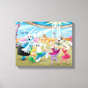 De Jetsons   Familiedanpartij Canvas Afdruk