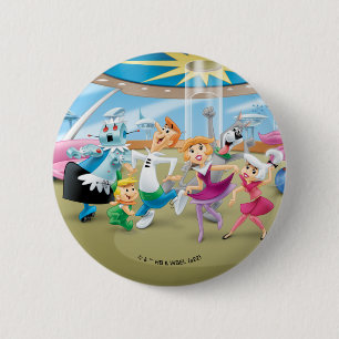 De Jetsons   Familiedanpartij Ronde Button 5,7 Cm