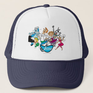 De Jetsons Family Dance Party Trucker Hat Trucker Pet