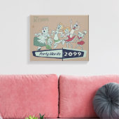 De Jetsons | Feestpartij 2099 Canvas Afdruk (Insitu (Woonkamer))