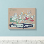 De Jetsons | Feestpartij 2099 Canvas Afdruk (Insitu (Houten vloer))