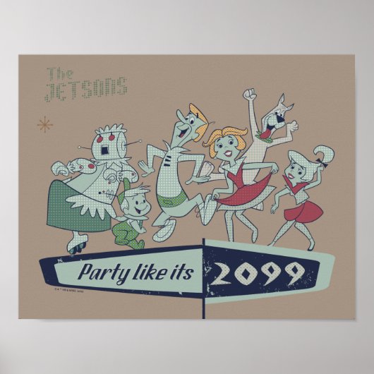De Jetsons | Feestpartij 2099 Poster (Voorkant)