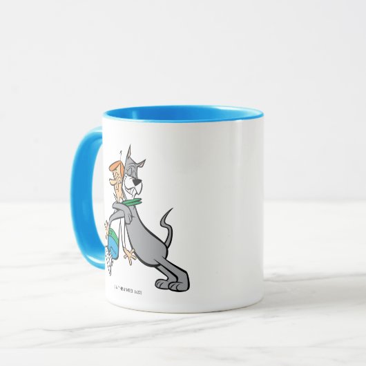 De Jetsons | George & Astro Hug Mok (Voorkant links)