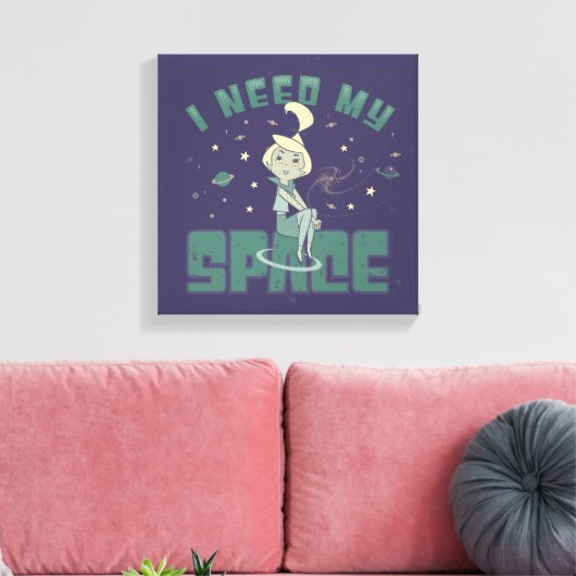 De Jetsons | Ik heb mijn ruimte nodig Canvas Afdruk (Insitu (Woonkamer))