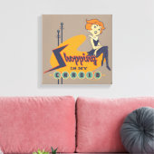 De Jetsons | Winkelen is mijn therapie Canvas Afdruk (Insitu (Woonkamer))