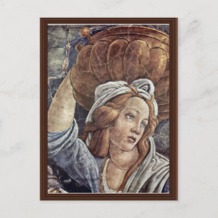 De jeugd van Mozes, in detail door de Sandro Botti Briefkaart