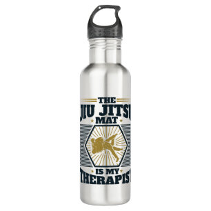 De Jiu Jitsu Mat is mijn therapeut Waterfles