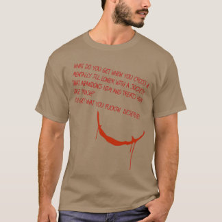 De Joker Joaquin Phoeni Film Quote retro T-shirt