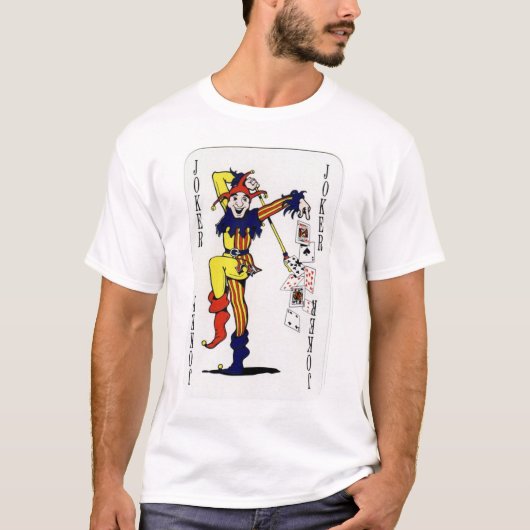 De Joker-kaart. T-shirt (Voorkant)