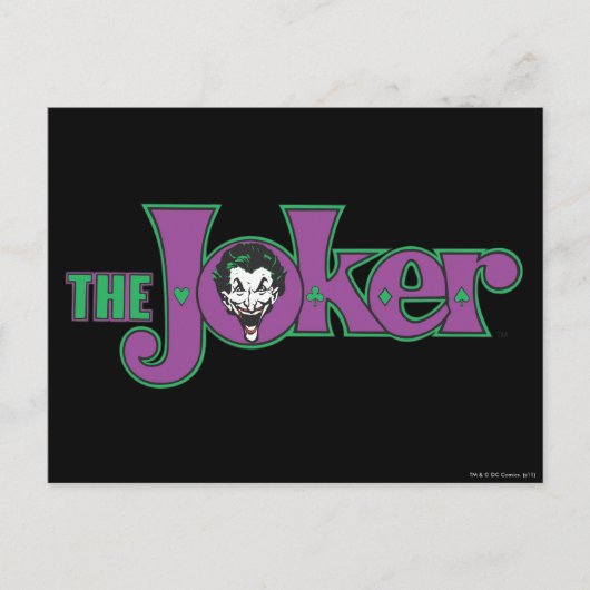 De Joker-Logo Briefkaart (Voorkant)