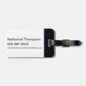 De Joker Scrapbook Foto Bagagelabel (Achterkant horizontaal)