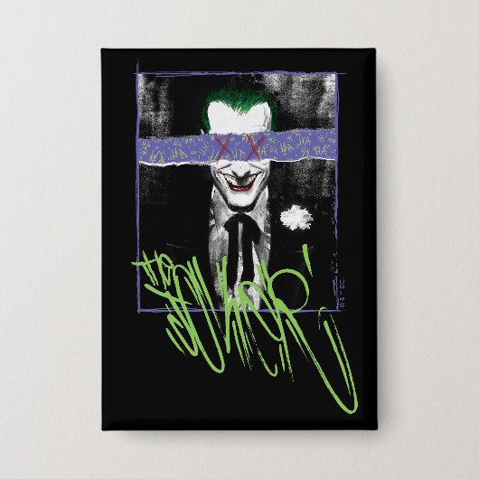 De Joker Scrapbook Foto Button (Voorkant)