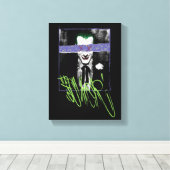 De Joker Scrapbook Foto Canvas Afdruk (Insitu (Houten vloer))