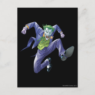 De joker springt briefkaart