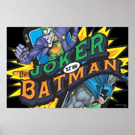 De Joker Vs Batman Poster (Voorkant)