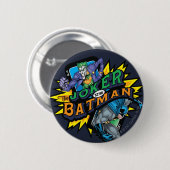 De Joker Vs Batman Ronde Button 5,7 Cm (Voorkant /achterkant)