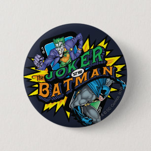 De Joker Vs Batman Ronde Button 5,7 Cm