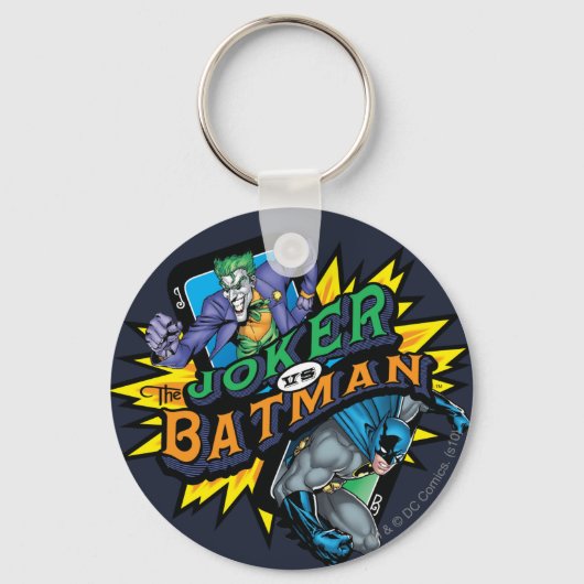 De Joker Vs Batman Sleutelhanger (Voorkant)