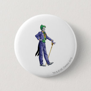 De joker ziet er goed uit ronde button 5,7 cm