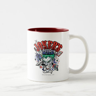 De joker's Wild Tweekleurige Koffiemok