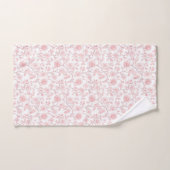 De jolies roses roses florales (Serviette à main)