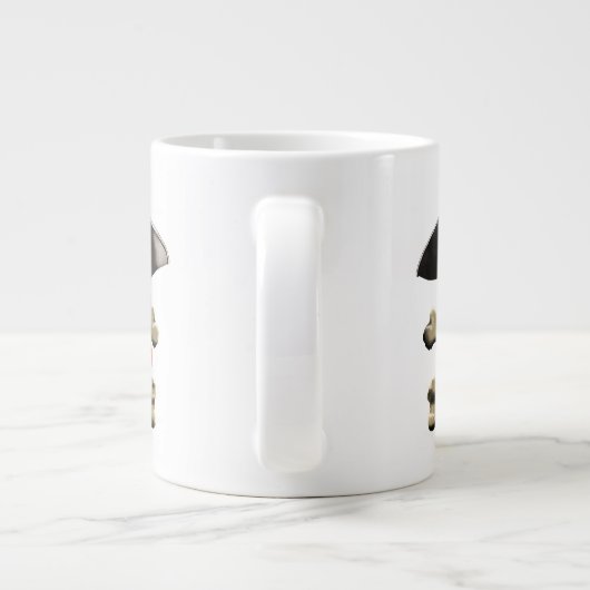 De Jolly Roger Pirate Skull Jumbo Mok (Achterkant)