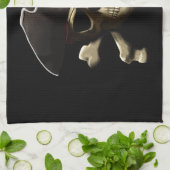 De Jolly Roger Pirate Skull Theedoek (Gevouwen)