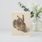 De jonge haas briefkaart (Staand voorkant)