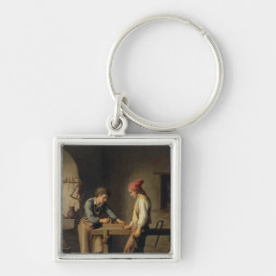 De jonge leerling, vóór 1903 sleutelhanger