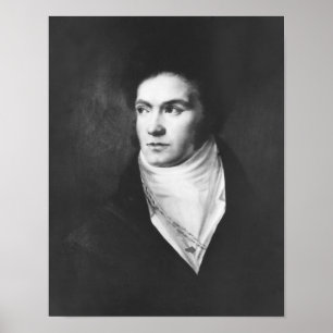 De jonge Ludwig van Beethoven 1806 Poster