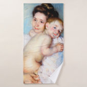 De jonge moeder, Cassatt Badhanddoek (Badhanddoek)