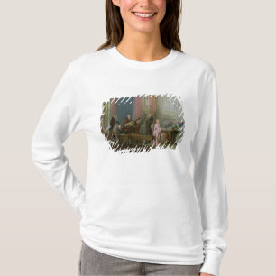 De jonge Mozart in de clavichord T-shirt