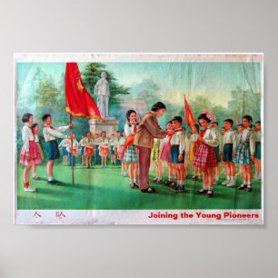 De jonge pioneers aansluiten poster