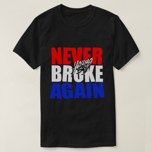 De jonge Shawty brak nooit meer T-shirt (Design voorkant)