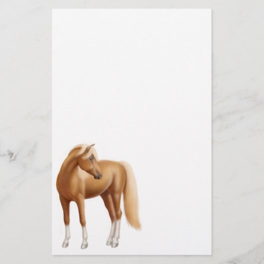 De jonge sorrel Horse Stationery Briefpapier (Voorkant)